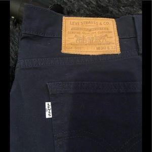 Rare Big E mens 30x32 black jeans dark blue